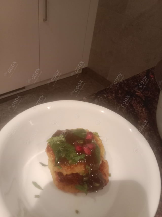 Delicious Aloo Tikki Chaat prepared by COOX