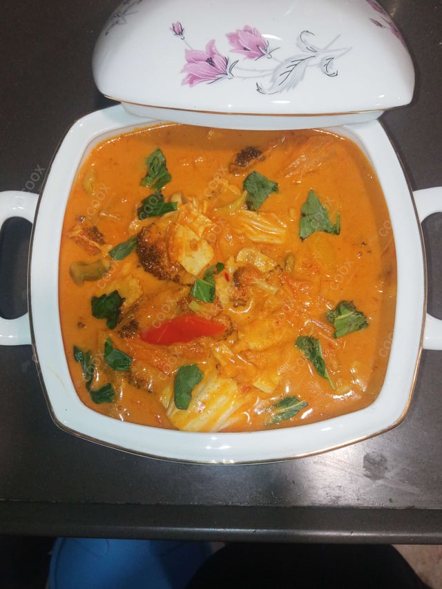 Delicious Red Thai Curry prepared by COOX