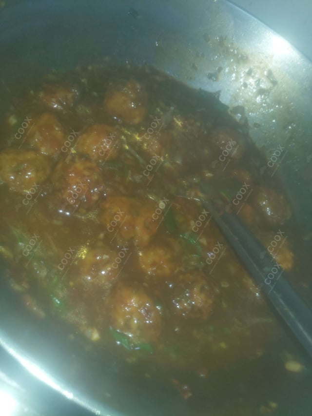 Delicious Veg Manchurian (Gravy) prepared by COOX