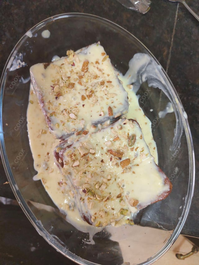 Delicious Shahi Tukda prepared by COOX