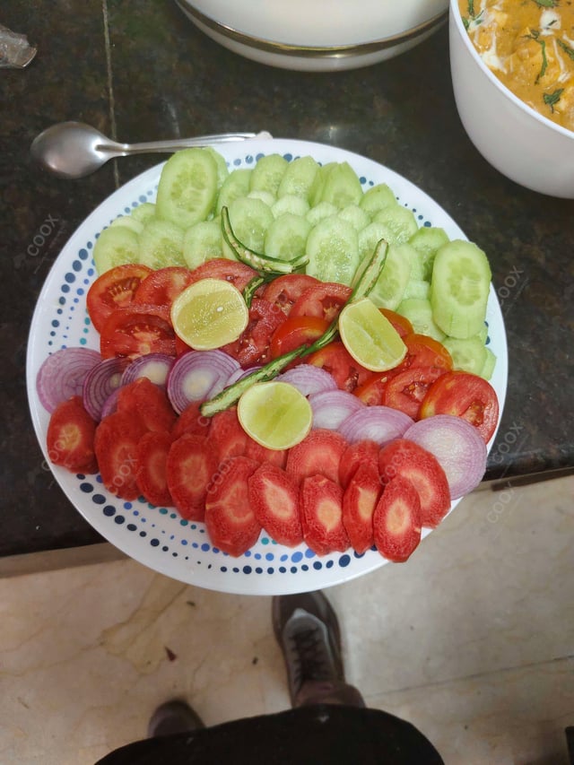 Delicious Salad, Papad prepared by COOX