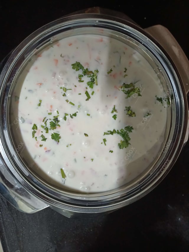 Delicious Mix Veg Raita prepared by COOX