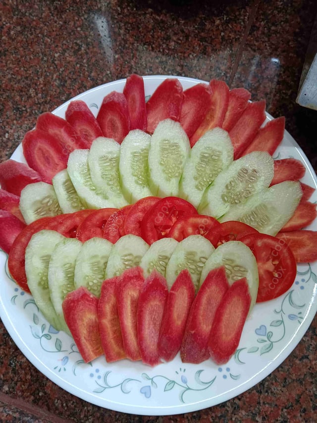 Delicious Salad, Papad prepared by COOX