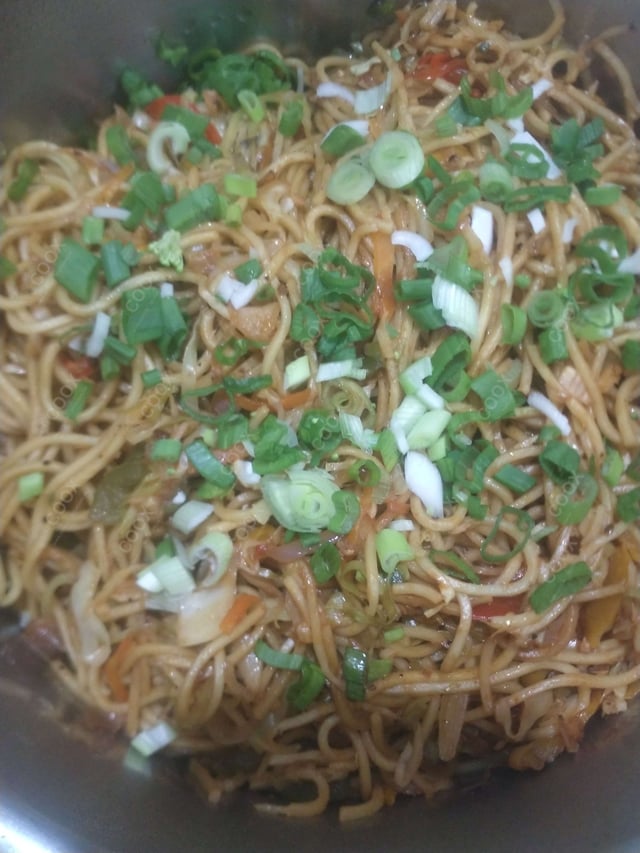 Delicious Chilli Garlic Noodles prepared by COOX