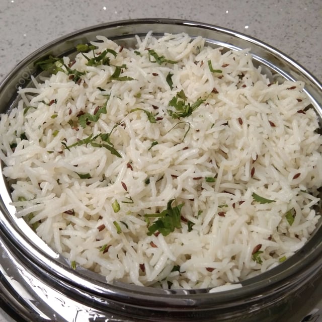 Delicious Jeera Rice prepared by COOX