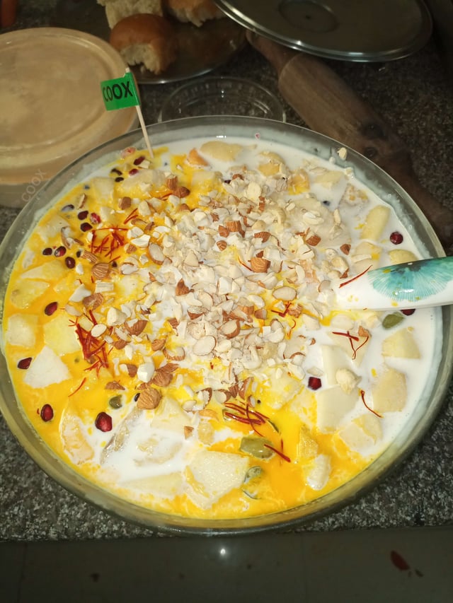 Delicious Fruit Cream prepared by COOX