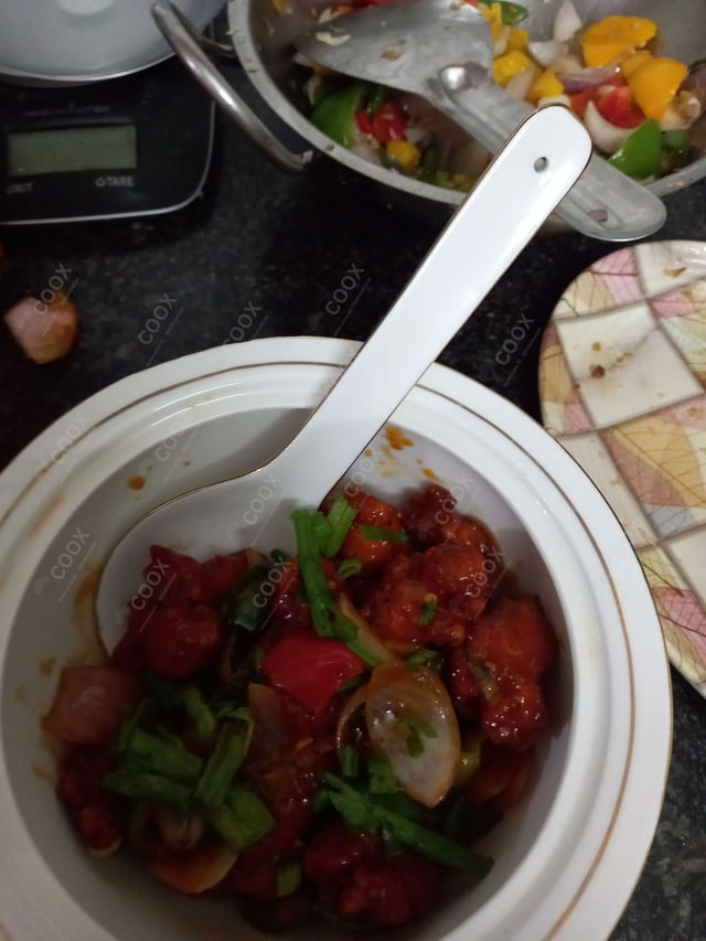 Delicious Chilly Chicken prepared by COOX