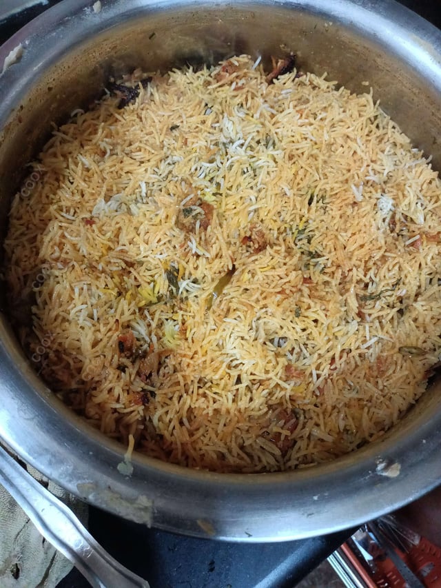 Delicious Chicken Biryani prepared by COOX