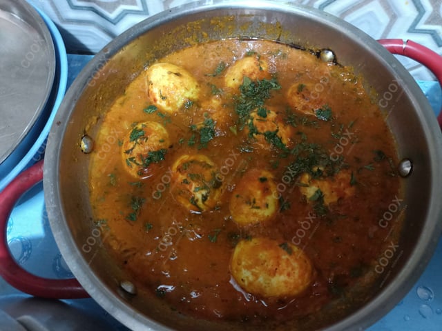 Delicious Egg Curry prepared by COOX