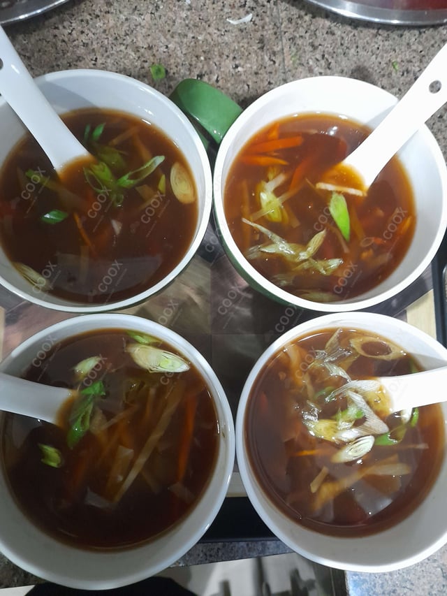 Delicious Hot & Sour Soup prepared by COOX