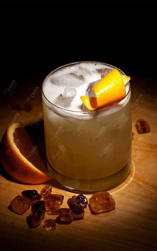 Delicious Whiskey Sour prepared by COOX