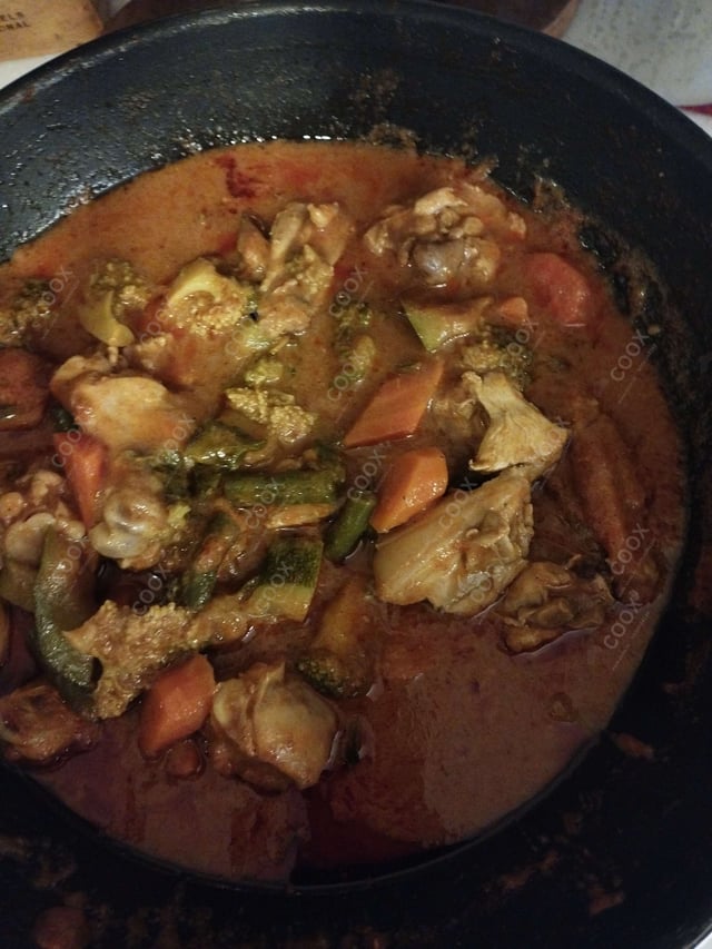 Delicious Red Thai Curry prepared by COOX