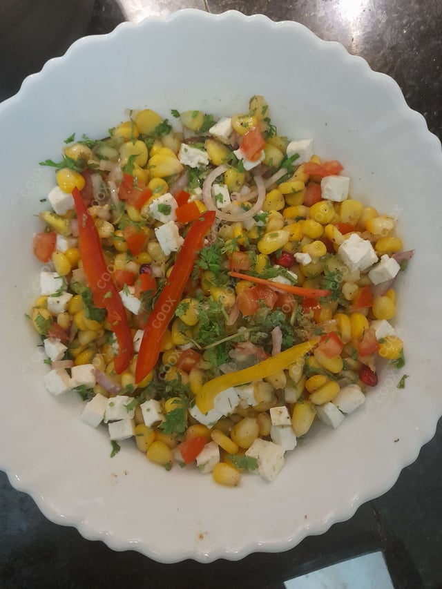 Delicious Corn Chaat prepared by COOX