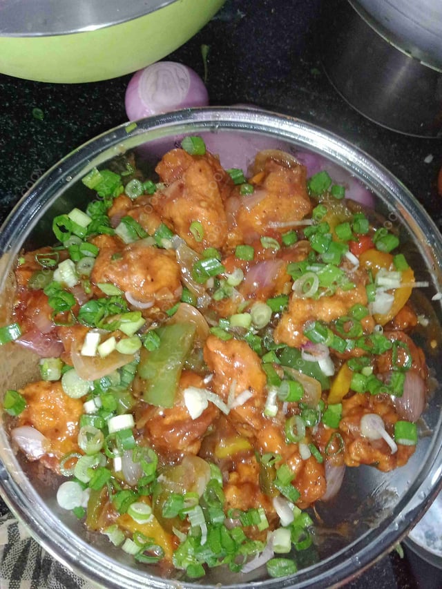 Delicious Chilli Chicken prepared by COOX