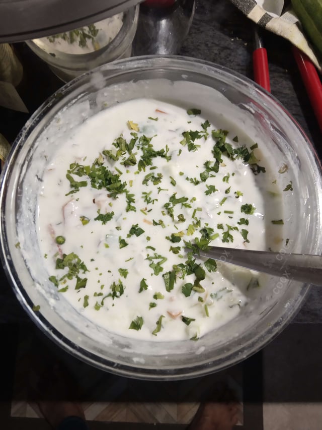 Delicious Mix Veg Raita prepared by COOX