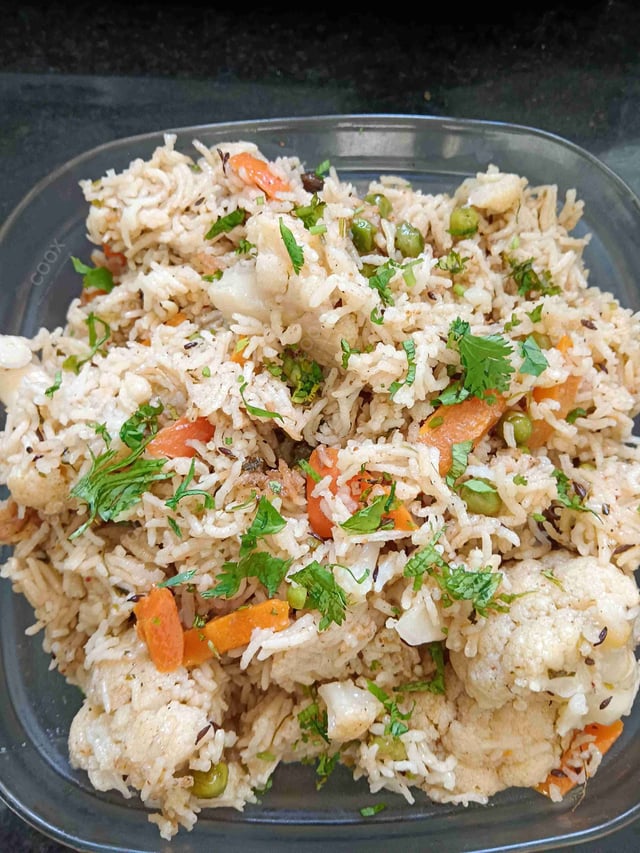 Delicious Veg Pulao prepared by COOX