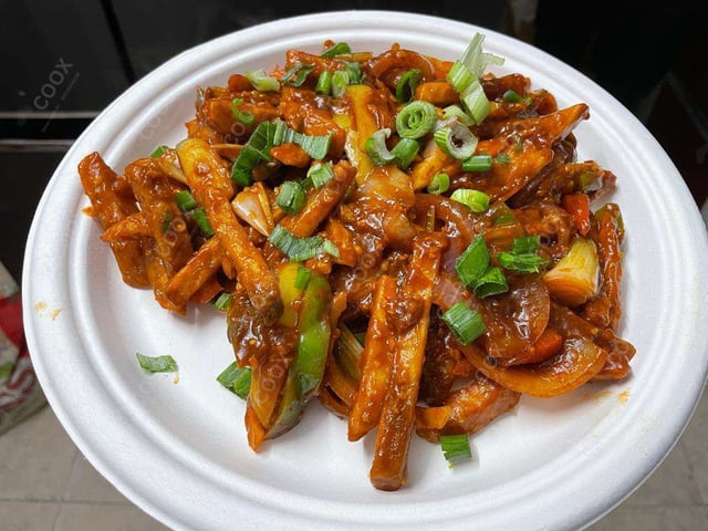 Delicious Honey Chilly Potato prepared by COOX