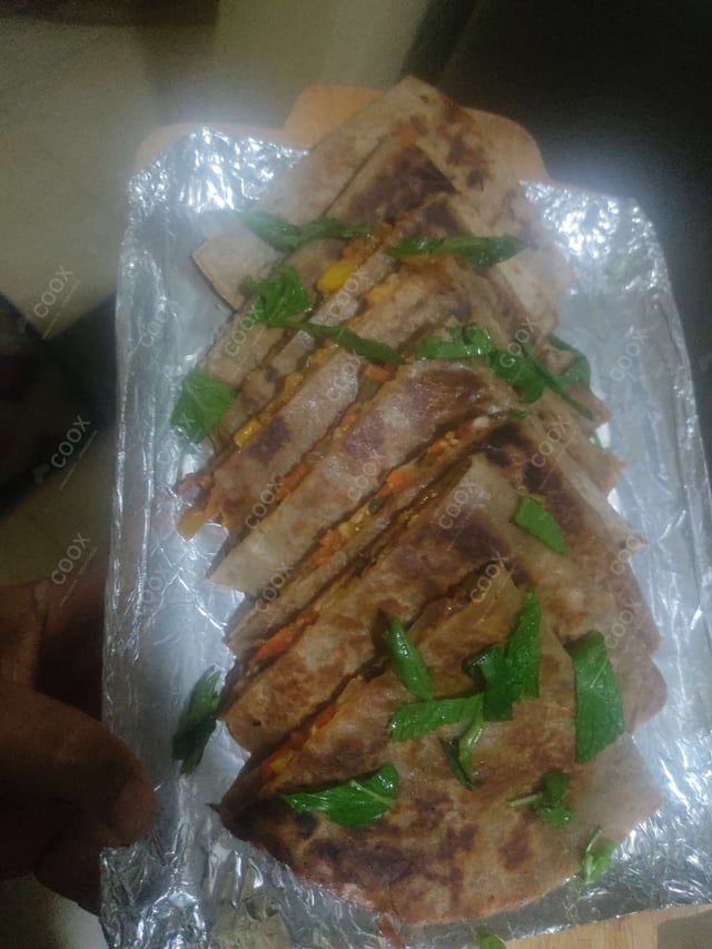 Delicious Veg Quesadillas prepared by COOX