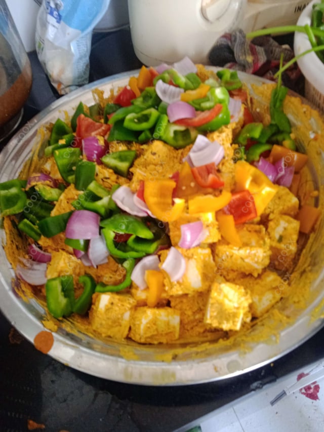 Delicious Paneer Tikka prepared by COOX