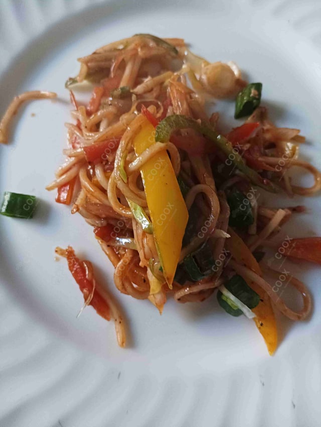 Delicious Chilli Garlic Noodles prepared by COOX