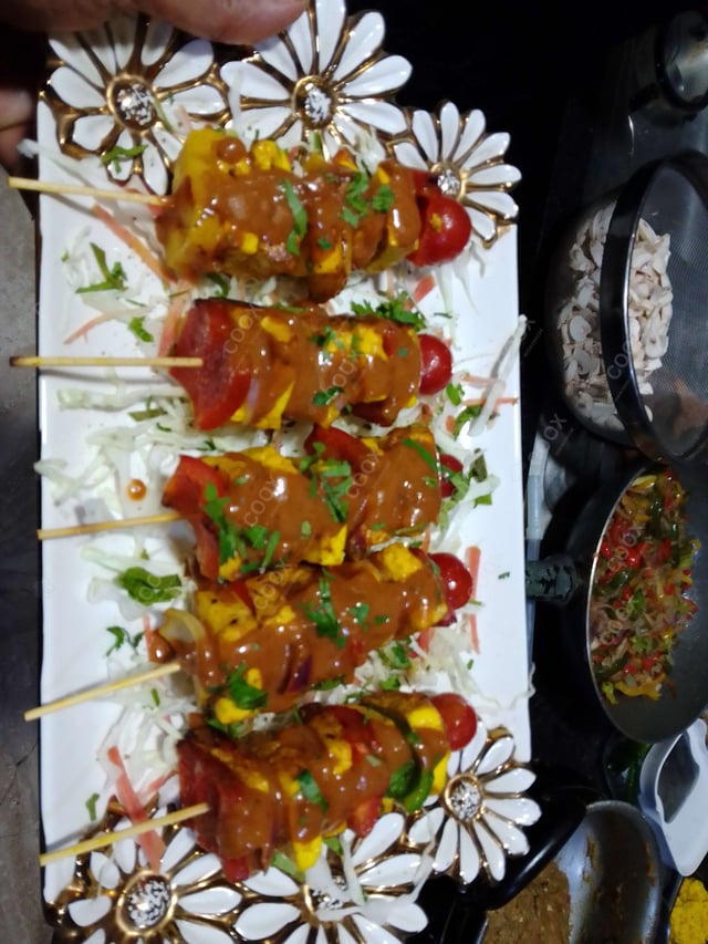 Delicious Paneer Shashlik prepared by COOX