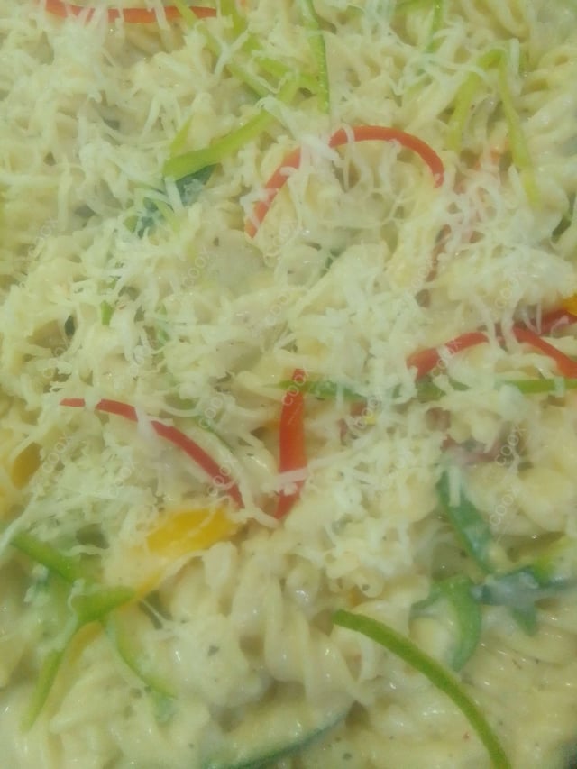 Delicious Pasta in White Sauce prepared by COOX