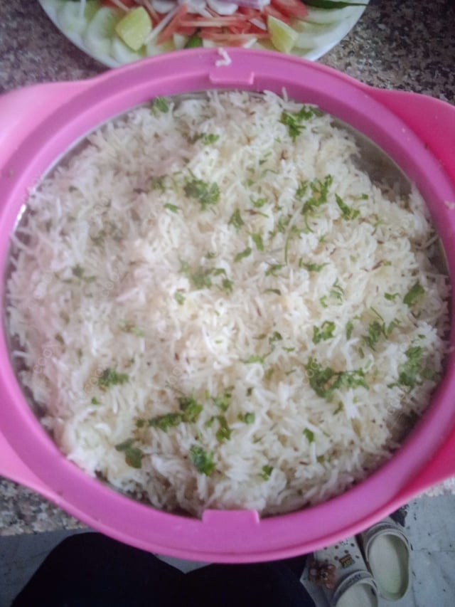 Delicious Jeera Rice prepared by COOX