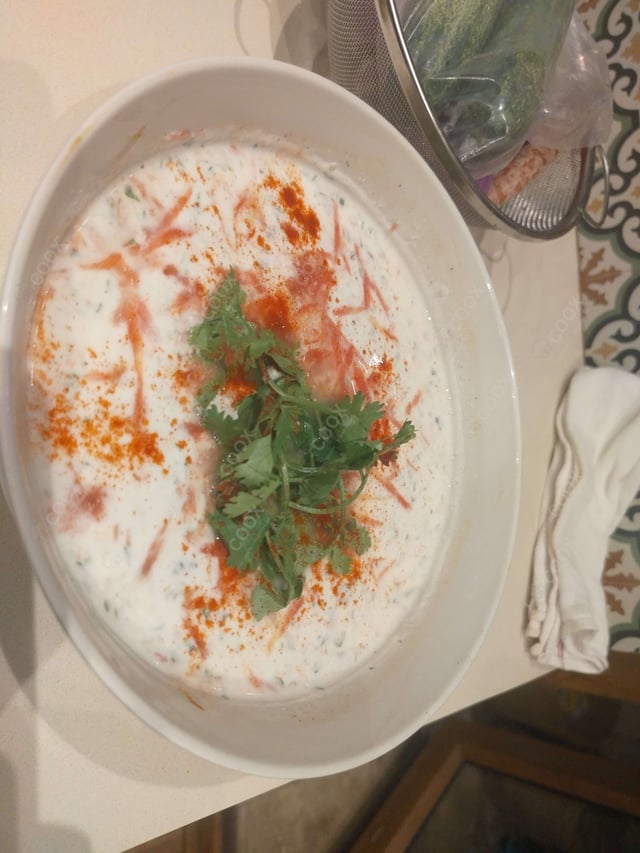 Delicious Mix Veg Raita prepared by COOX