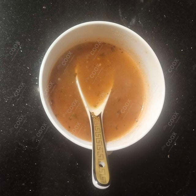 Delicious Tomato Basil Soup prepared by COOX