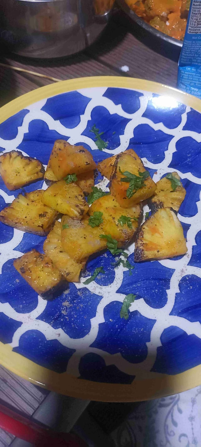 Delicious Tandoori Pineapple prepared by COOX