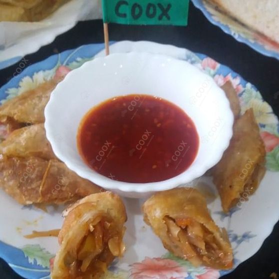 Delicious Veg Spring Rolls prepared by COOX