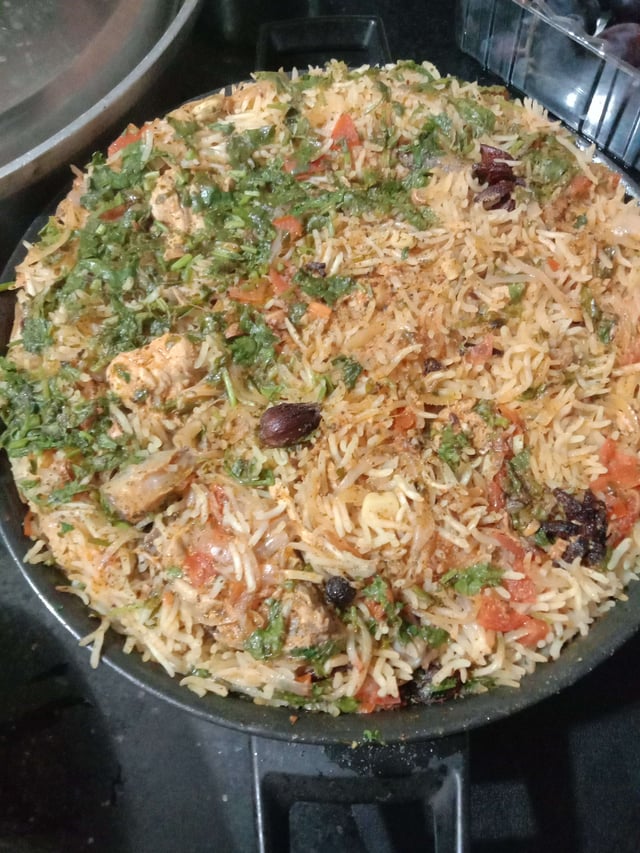 Delicious Chicken Biryani prepared by COOX