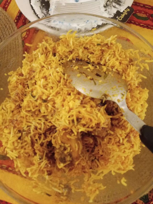 Delicious Chicken Biryani prepared by COOX