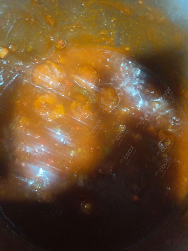 Delicious Veg Manchurian (Gravy) prepared by COOX