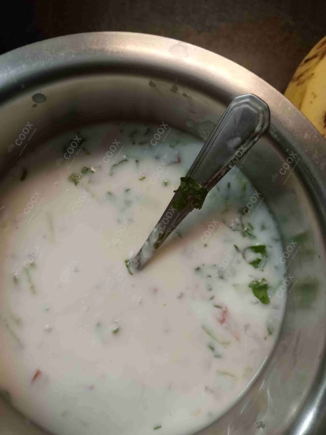 Delicious Mix Veg Raita prepared by COOX