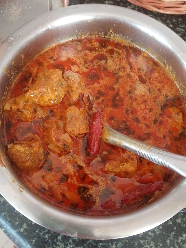 Delicious Gatte ki Sabzi prepared by COOX