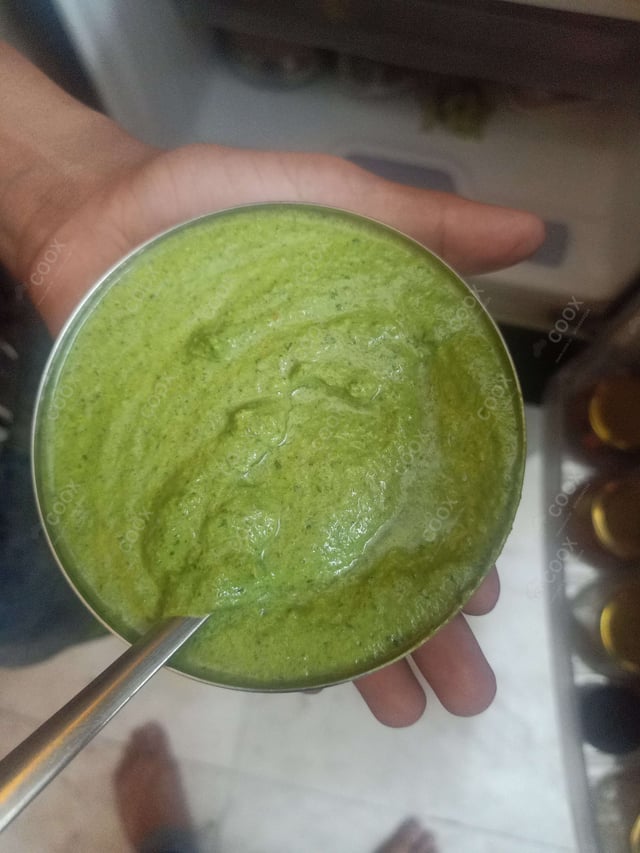 Delicious Green Chutney prepared by COOX