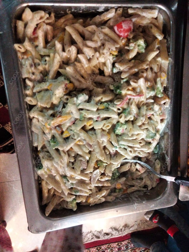 Delicious Pasta in White Sauce prepared by COOX