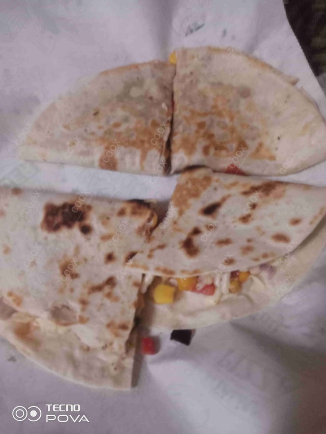 Delicious Veg Quesadillas prepared by COOX