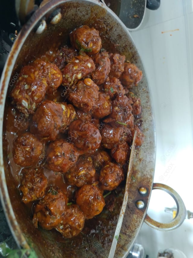 Delicious Veg Manchurian (Gravy) prepared by COOX