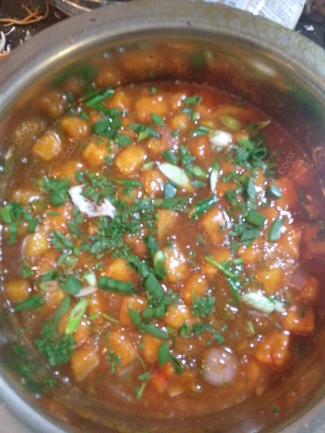 Delicious Chilli Paneer (Gravy) prepared by COOX