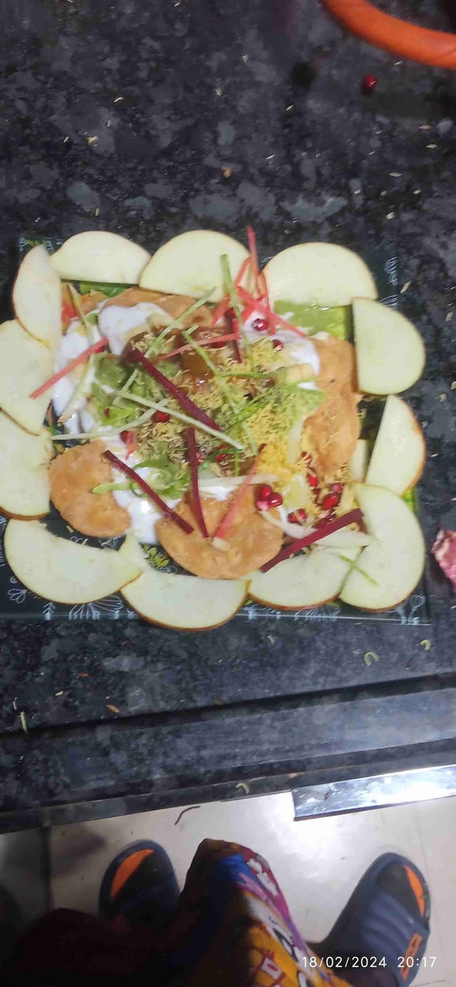 Delicious Papdi Chaat prepared by COOX