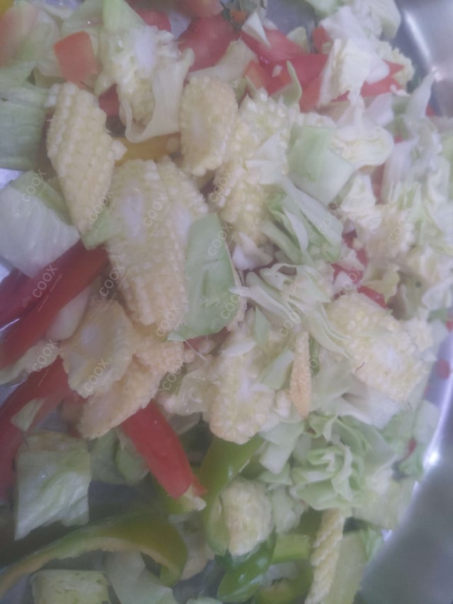 Delicious Garden Fresh Salad prepared by COOX