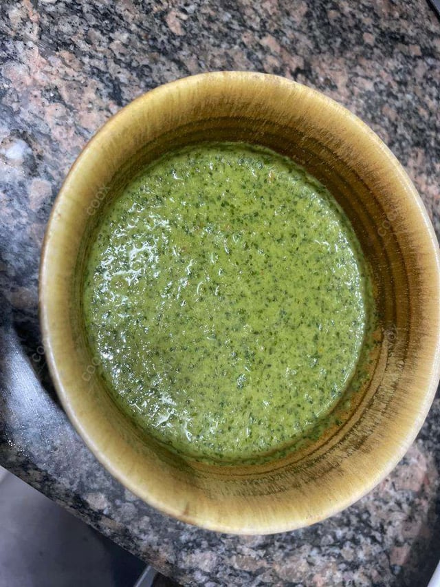 Delicious Green Chutney prepared by COOX