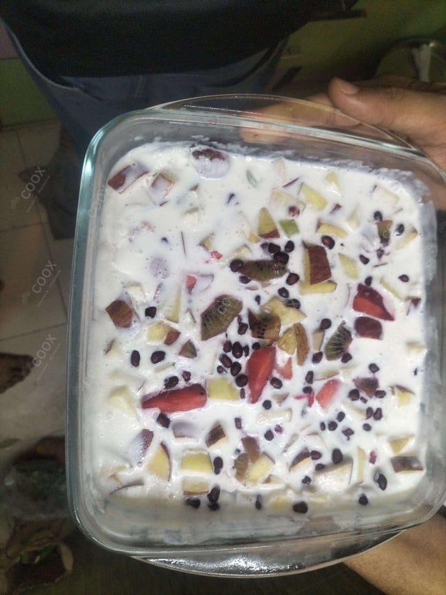 Delicious Fruit Cream prepared by COOX