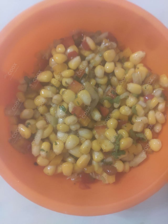 Delicious Corn Chaat prepared by COOX