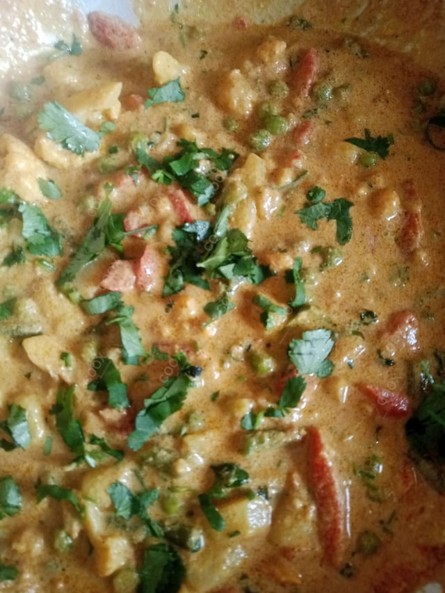 Delicious Veg Korma prepared by COOX