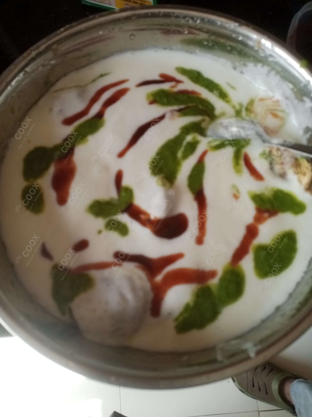 Delicious Dahi Bhalla prepared by COOX