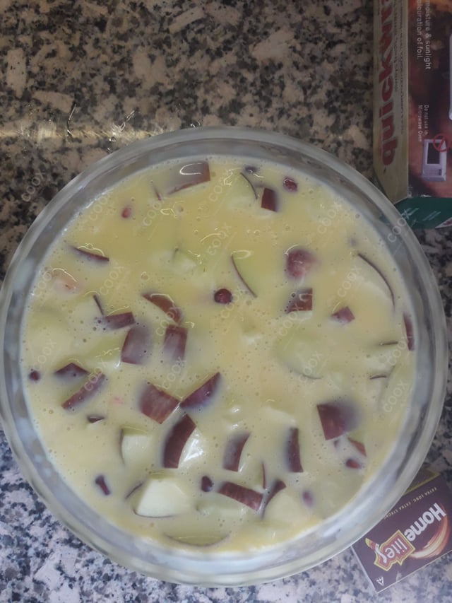 Delicious Fruit Custard prepared by COOX