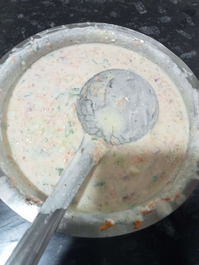 Delicious Mix Veg Raita prepared by COOX